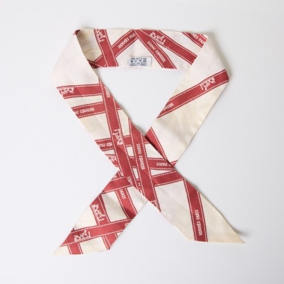 Herm&egrave;s, Bolduc 100% Silk Twilly Scarf with Box