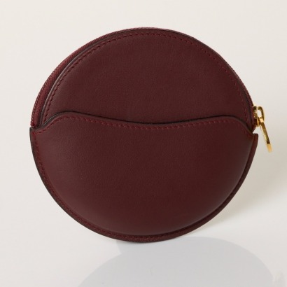 Cartier, Burgundy, Must de Cartier Round Coin Purse