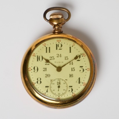 Gold Filled Open faced Elgin pocket watch circa 1910
