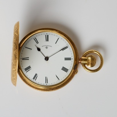 18ct Yellow Gold, 42mm Rotherhams Mid Sized Full Hunter Pocket Watch, circa 1903