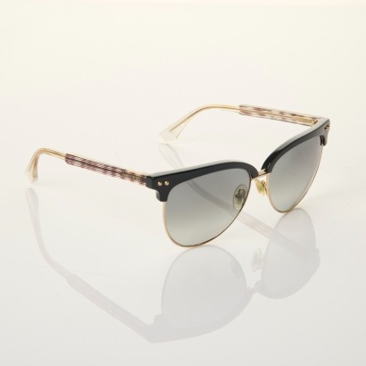 Jimmy Choo, Araya/S Black / Gold Frame Sunglasses, with Case