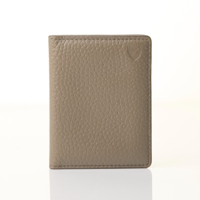 Aspinal of London, Grey, Fold-over Card Wallet