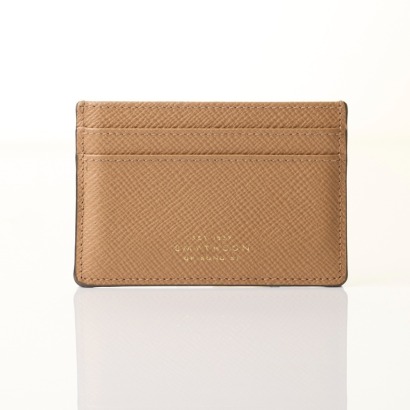 Smythson of Bond Street, Camel Coloured Cardholder