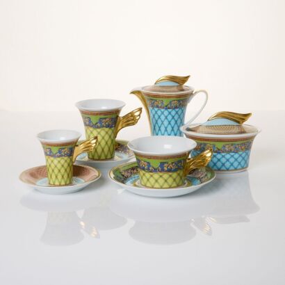 Versace, Russian Dream by Rosenthal Partial Coffee Service Set