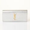 Yves Saint Laurent, Silver Metallic Cassandre Clutch