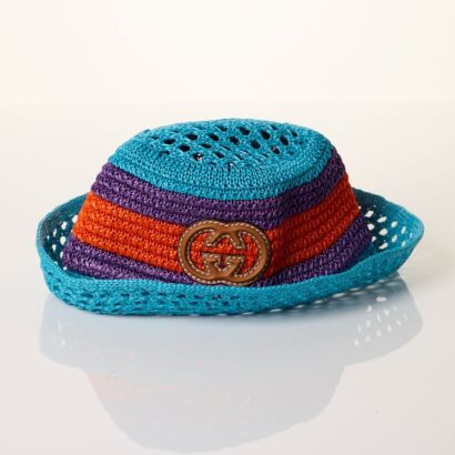 Gucci, Raffia-Effect Viscose Bucket Hat - Near new
