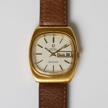 Gold Filled, OMEGA Seamaster Day/Date Automatic Wristwatch, circa 1976