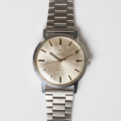 Stainless Steel, 34.5mm OMEGA Geneve Automatic Wristwatch, circa 1970