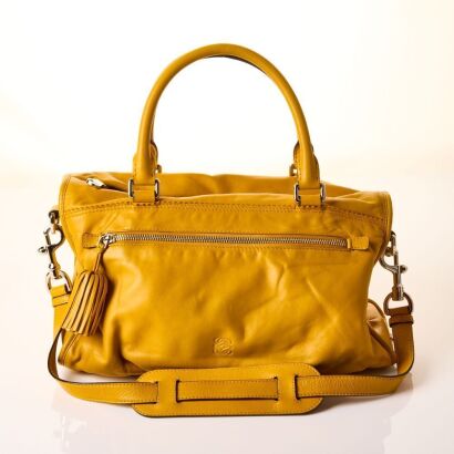 Loewe, Mustard Leather Seville Shoulder Bag