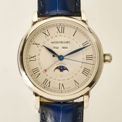 Montblanc, 42 mm Stainless Steel Star Legacy Wristwatch - As new