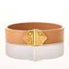 Louis Vuitton, Rose Velours Electric Epi Spirit Bracelet, Size 19