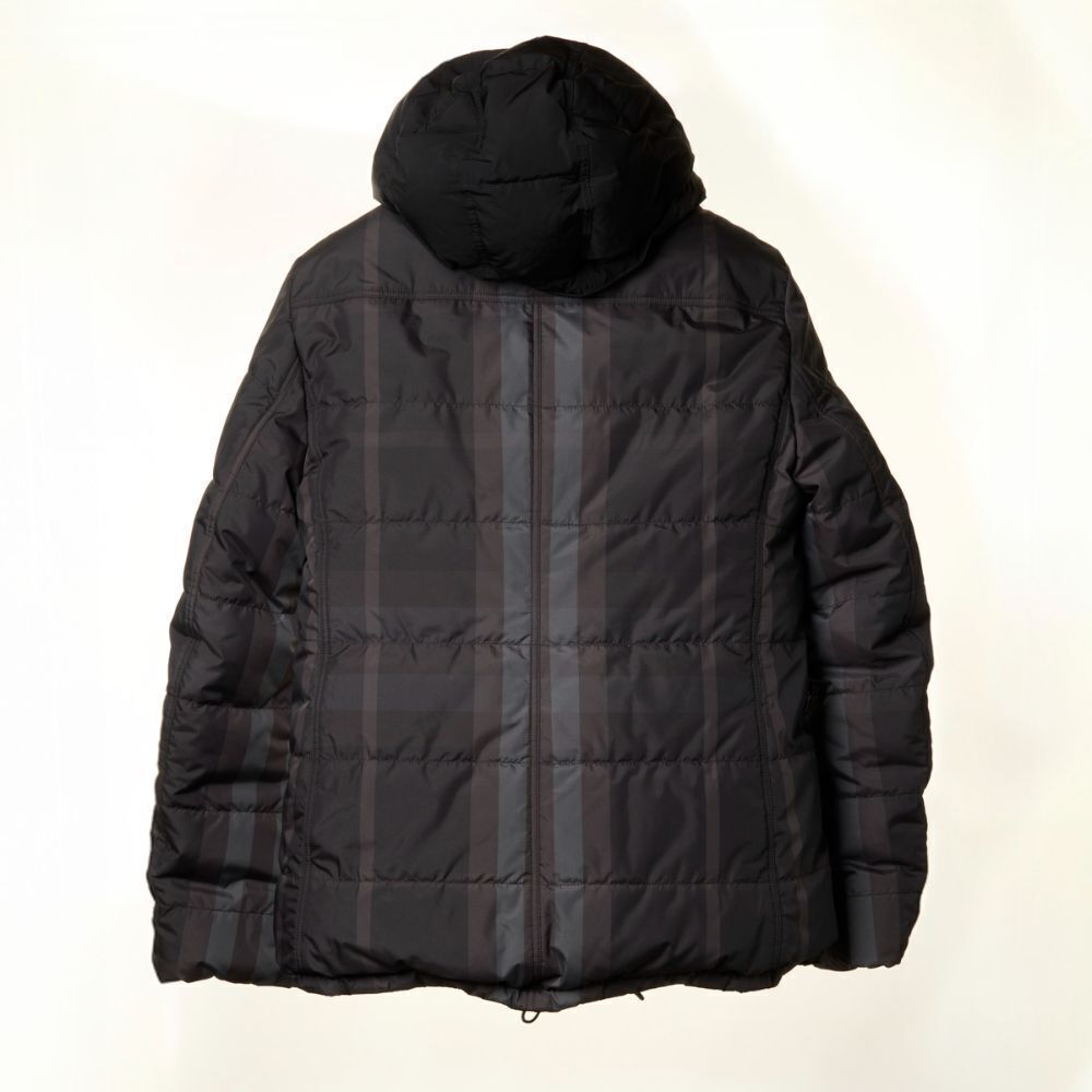 Burberry, Brit Reversible Black / Charcoal Hooded Puffer