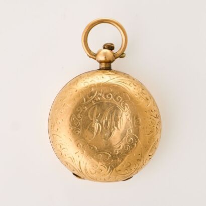 9ct Yellow Gold Sovereign Case, English Hallmarks