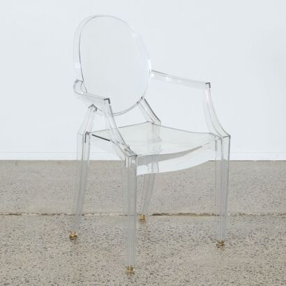 A Kartell Louis Ghost Chair