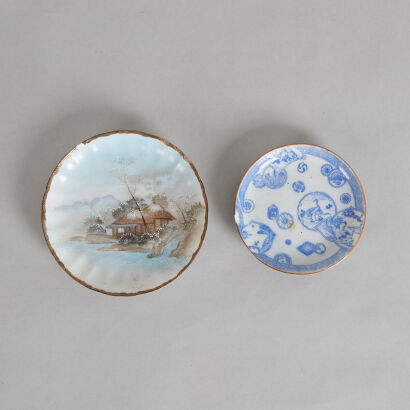 A set of Two Japanese Meiji Period Dishes
