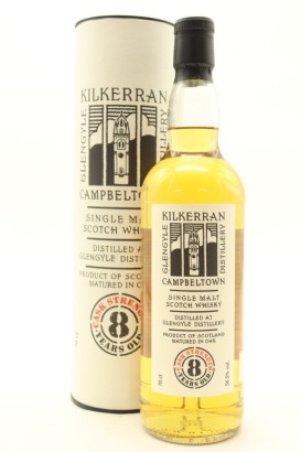 (1) Kilkerran 8 Year Old Cask Strength 2018 Release 3rd Edition Single Malt Scotch Whisky, 56.5% ABV (GB)