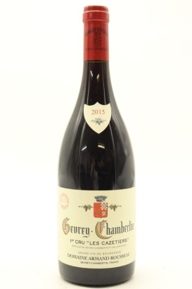 (1) 2015 Domaine Armand Rousseau Pere et Fils Les Cazetiers, Gevrey-Chambertin Premier Cru &diams;