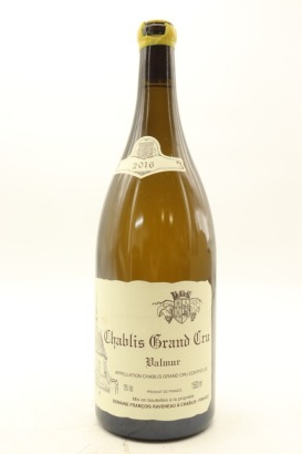 (1) 2016 Domaine Francois Raveneau Valmur, Chablis Grand Cru, 1500ml (NC) &diams;