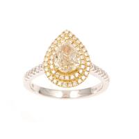 18ct Yellow Diamond Ring