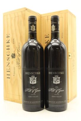 (2) 1996 Henschke Hill of Grace Shiraz, Eden Valley [JR18.5] [JO95] (GB)