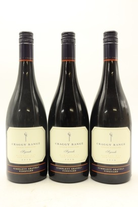 (3) 2019 Craggy Range Syrah, Gimblett Gravels [JR16.5] [WE94]