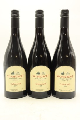 (3) 2020 Stonecroft Crofters Syrah, Gimblett Gravels