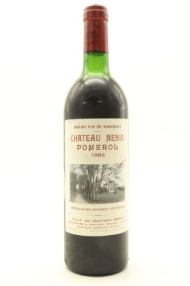 (1) 1986 Chateau Nenin, Pomerol (US)