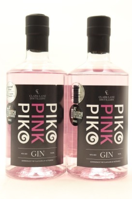 (2) Clark Lane Piko Pink Gin, 40% ABV
