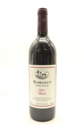 (1) 2001 Warramate White Label Shiraz, Yarra Valley