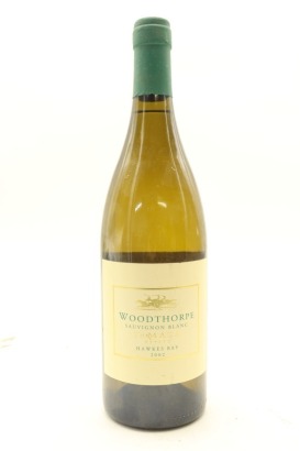 (1) 2002 Te Mata Estate Woodthorpe Vineyard Sauvignon Blanc, Hawke's Bay