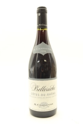 (1) 2006 M. Chapoutier Cotes du Rhone Belleruche, Rhone
