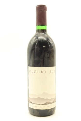 (1) 1986 Cloudy Bay Cabernet Sauvignon, Marlborough