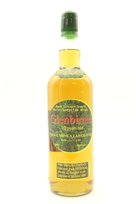 (1) Glenbirnie 10 Year Old Make Mine A Large One Cask Strength Single Barrel Speyside Whisky, 58.8% ABV