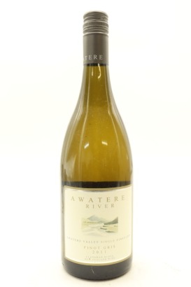 (1) 2011 Awatere River Single Vineayrd Pinot Gris, Marlborough