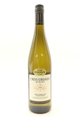 (1) 2007 Crossroads Gewurztraminer, Hawke's Bay