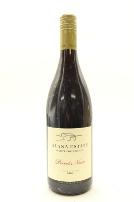(1) 2008 Alana Estate Pinot Noir, Martinborough