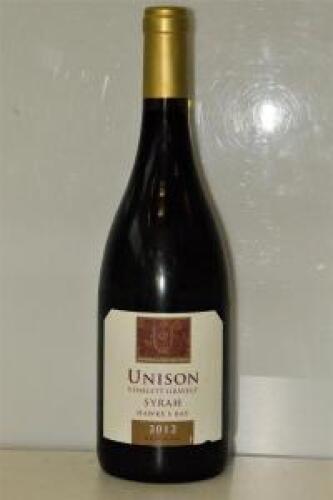 (4) 2012 Unison Syrah, Gimblett Gravels