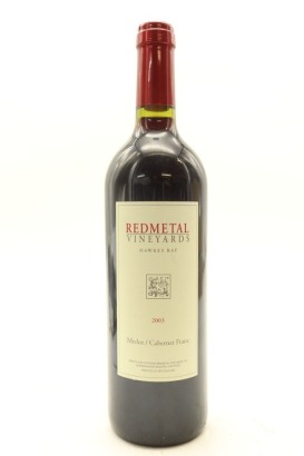 (1) 2003 Redmetal Vineyards Merlot - Cabernet Franc, Bridge Pa Triangle