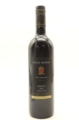 (1) 2002 Villa Maria Reserve Cabernet Sauvignon - Merlot, Gimblett Gravels [JR17] [BC95]