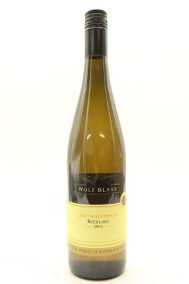 (1) 2003 Wolf Blass Yellow Label Riesling, South Australia