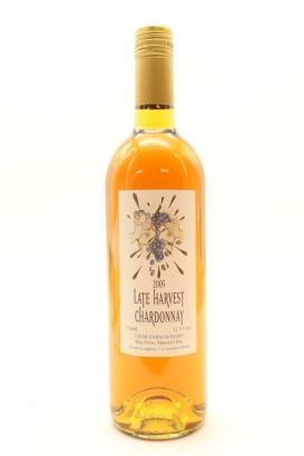(1) 2005 Crab Farm Winery Late Harvest Chardonnay, Hawke's Bay