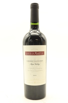 (1) 2014 Louis M. Martini Napa Valley Cabernet Sauvignon, California