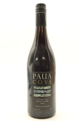 (1) 2009 Paua Cove Pinot Noir, Hawke's Bay