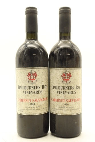 (2) 1989 Limeburners Bay Vineyards Cabernet Sauvignon, Auckland