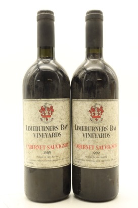 (2) 1989 Limeburners Bay Vineyards Cabernet Sauvignon, Auckland