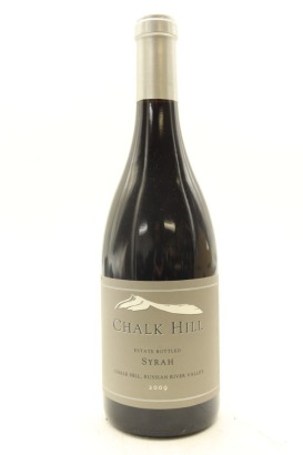 (1) 2009 Chalk Hill Estate Syrah, Chalk Hill