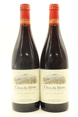 (2) 2005 Cuvee Tradition Cote du Rhone, France