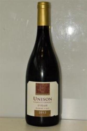 (1) 2012 Unison Syrah, Gimblett Gravels