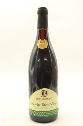 (1) 2005 Louis Bernard Cotes du Rhone Villages, France