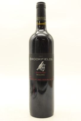(1) 2005 Brookfields Amarone Style Malbec, Hawke's Bay